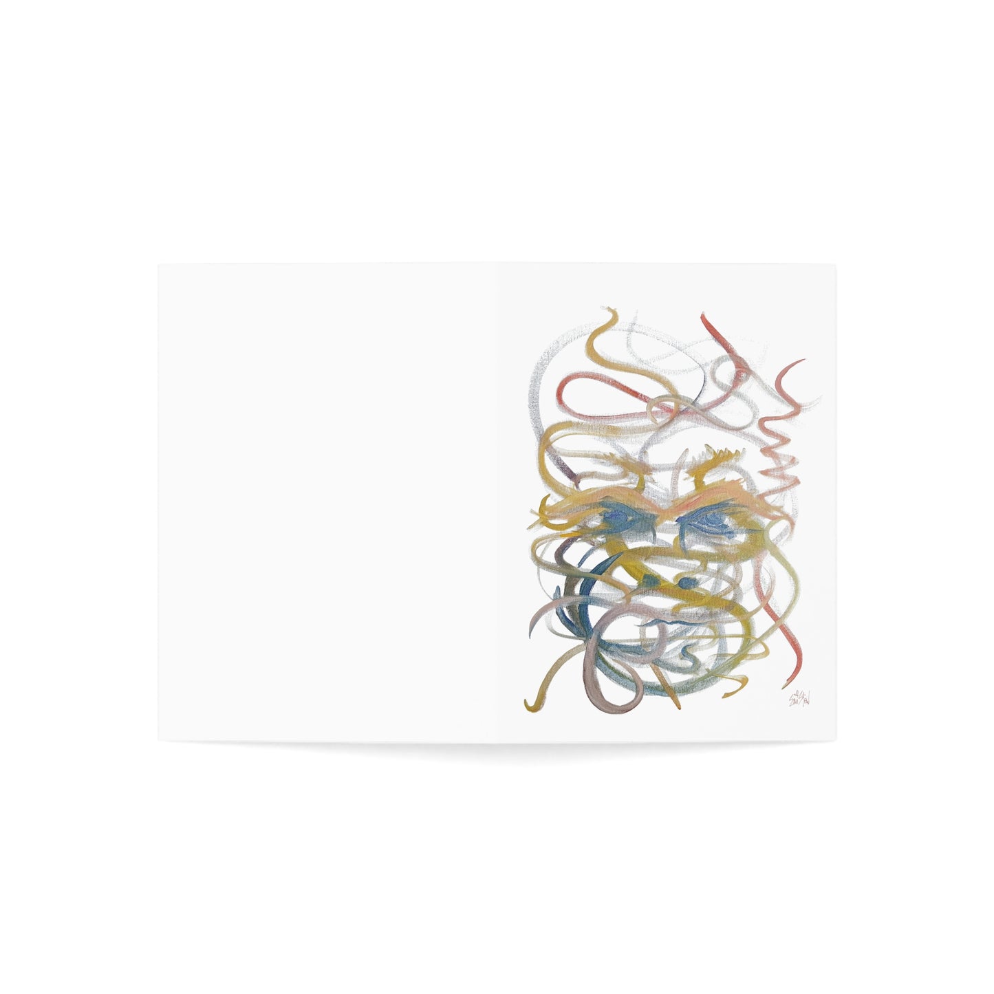 "Mysterious Man" as Greeting Cards (1, 10, 30, and 50pcs)