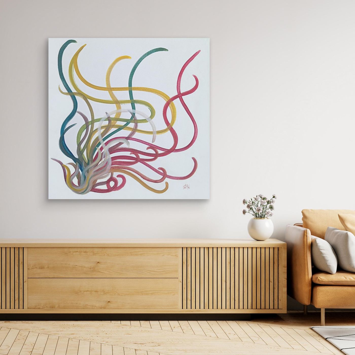 “Untitled (Squig)” ✧ Eccentric Art ✧ Canvas Print