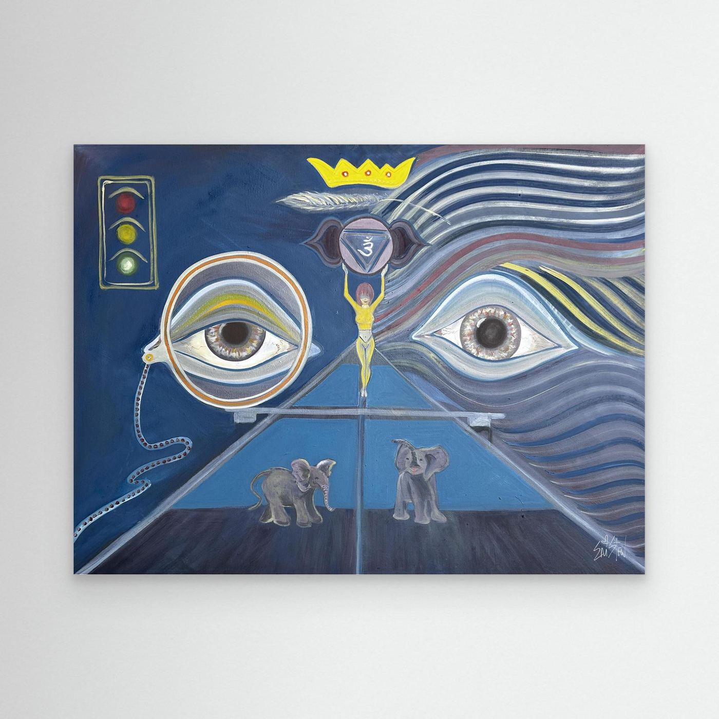 Full Speed Ahead” ✧ Eye Art ✧ Canvas Print – ArtoOpia