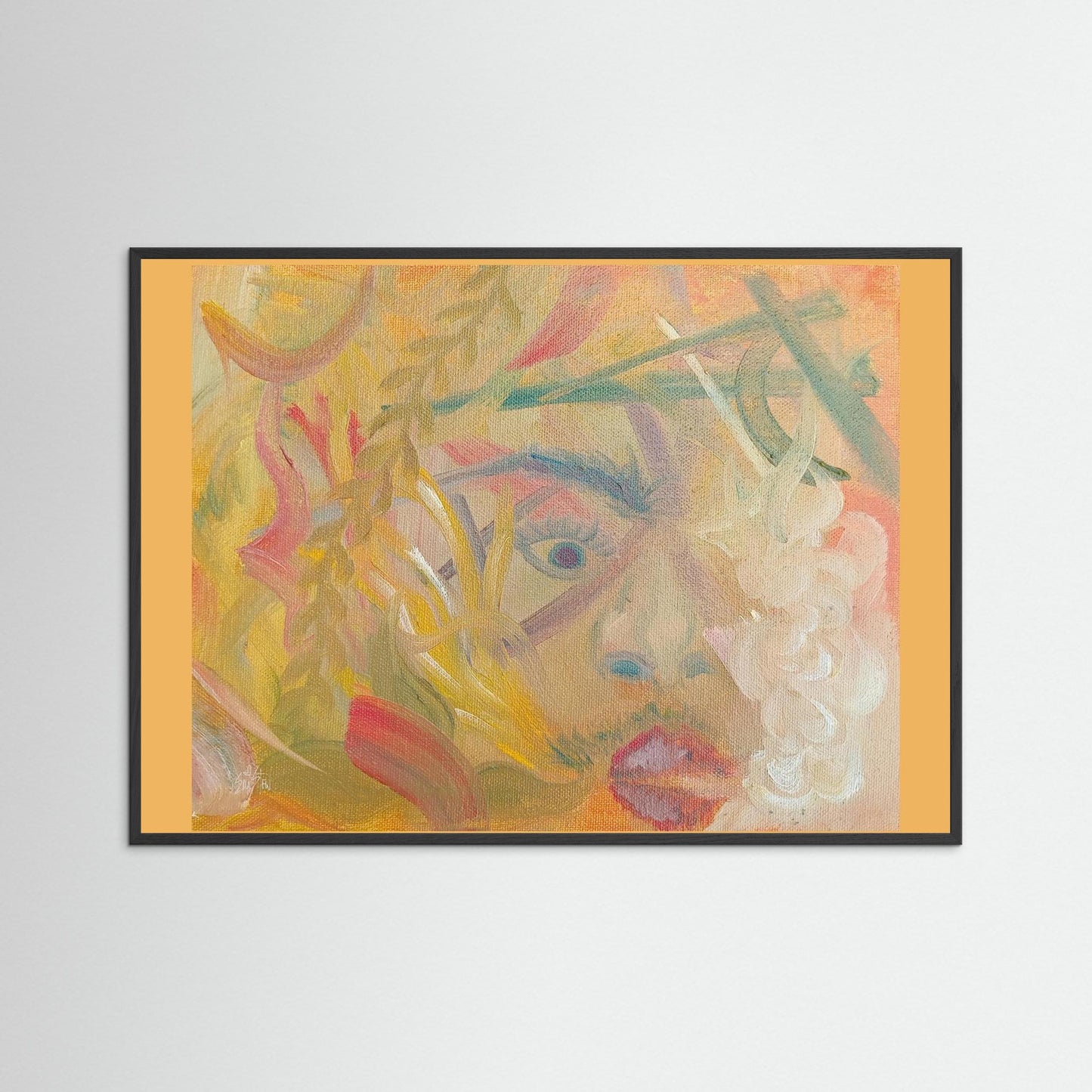 "Uber AND Lyft Driver" Scene Art Print – Modern Abstract Oil Painting Wall Art