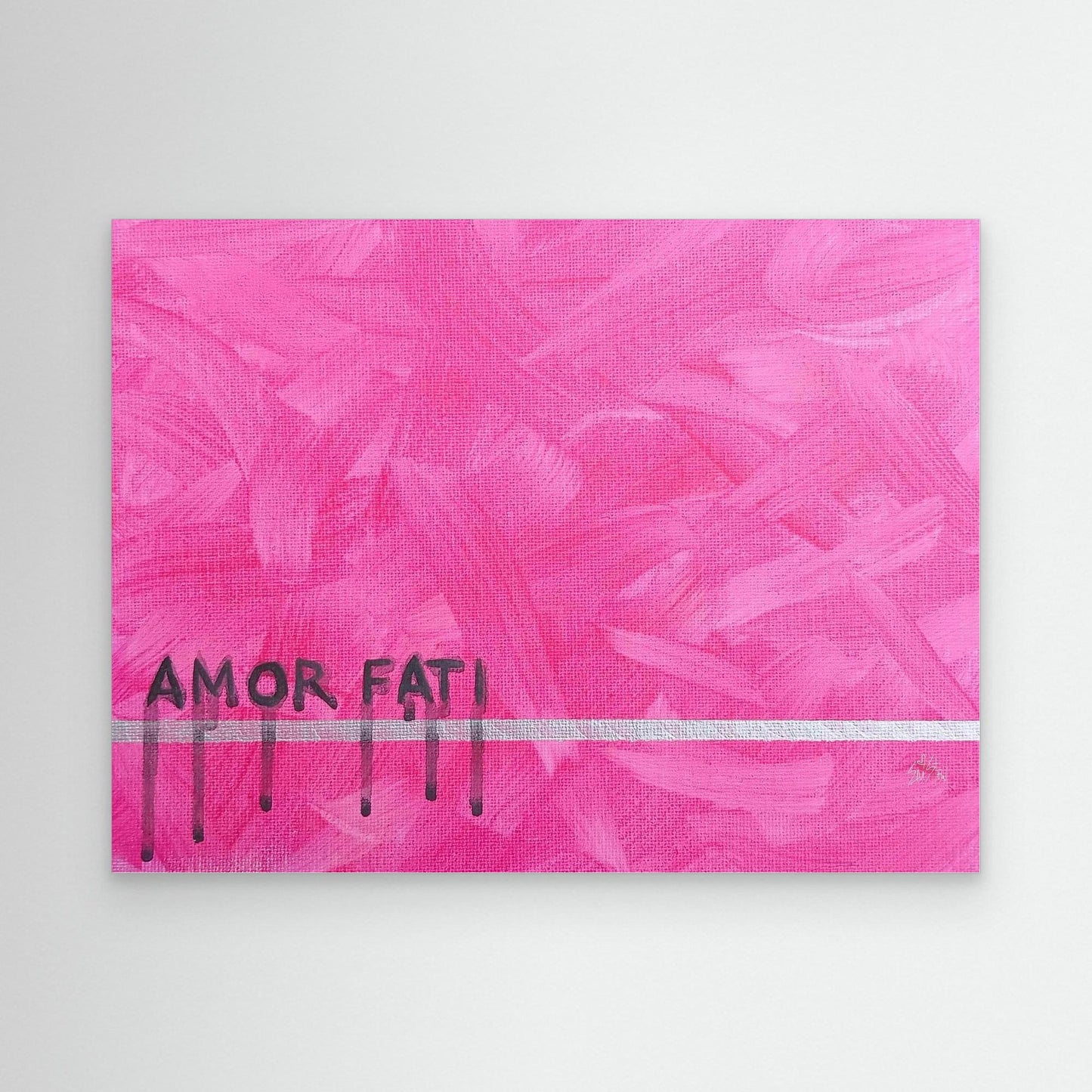 Amor Fati Conceptual Minimalism
 Canvas Print
