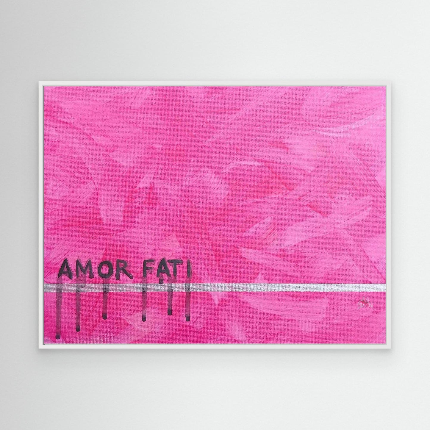 Amor Fati Conceptual Minimalism
 Canvas Print
