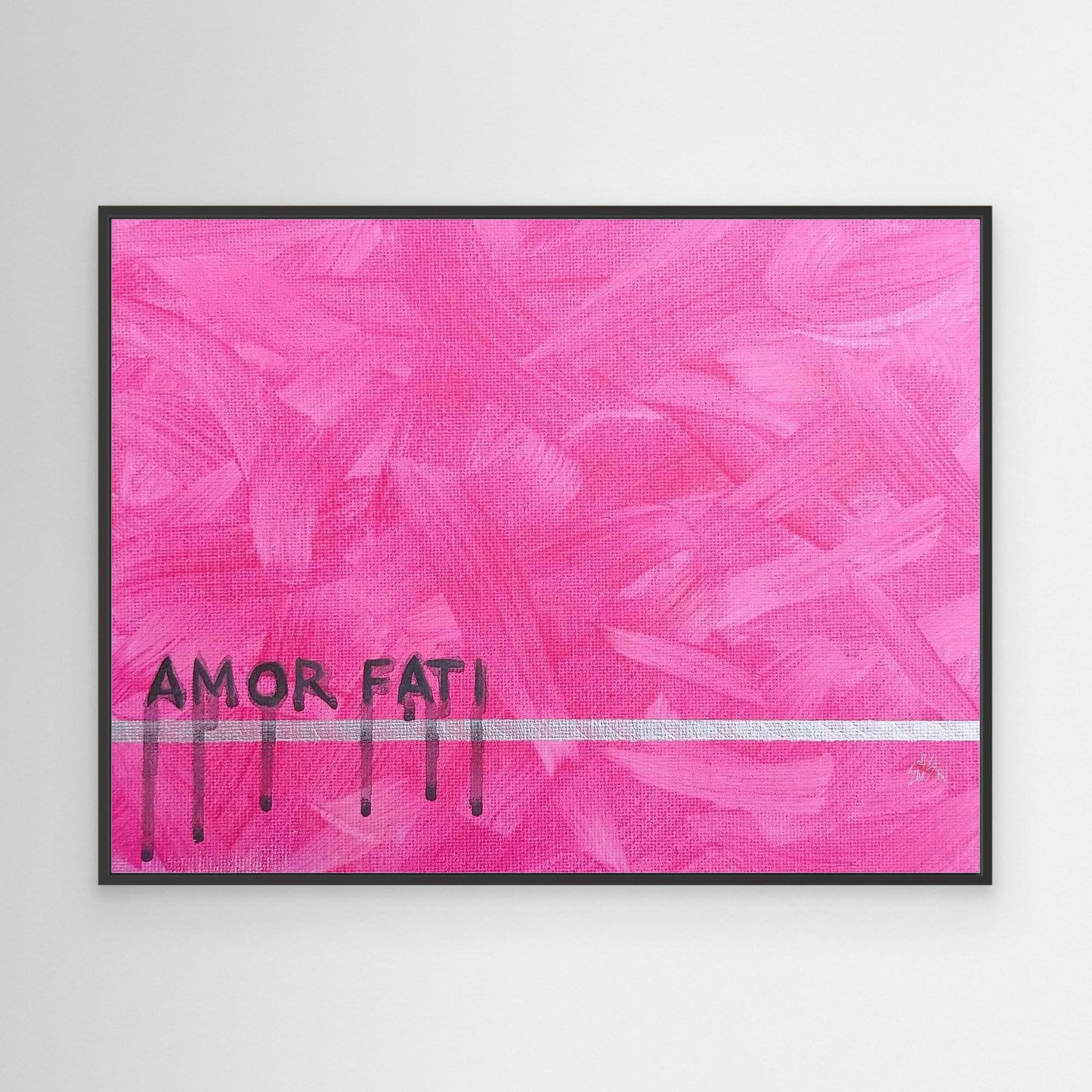 Amor Fati Conceptual Minimalism
 Canvas Print
