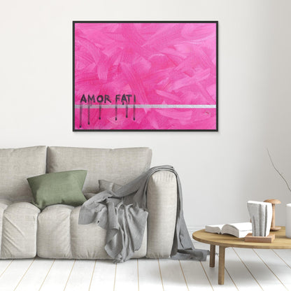 Amor Fati Conceptual Minimalism
 Canvas Print
