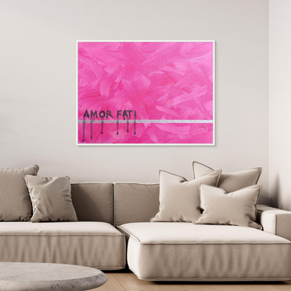 Amor Fati Conceptual Minimalism
 Canvas Print
 
