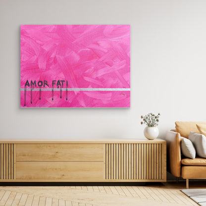 Amor Fati Conceptual Minimalism
 Canvas Print
