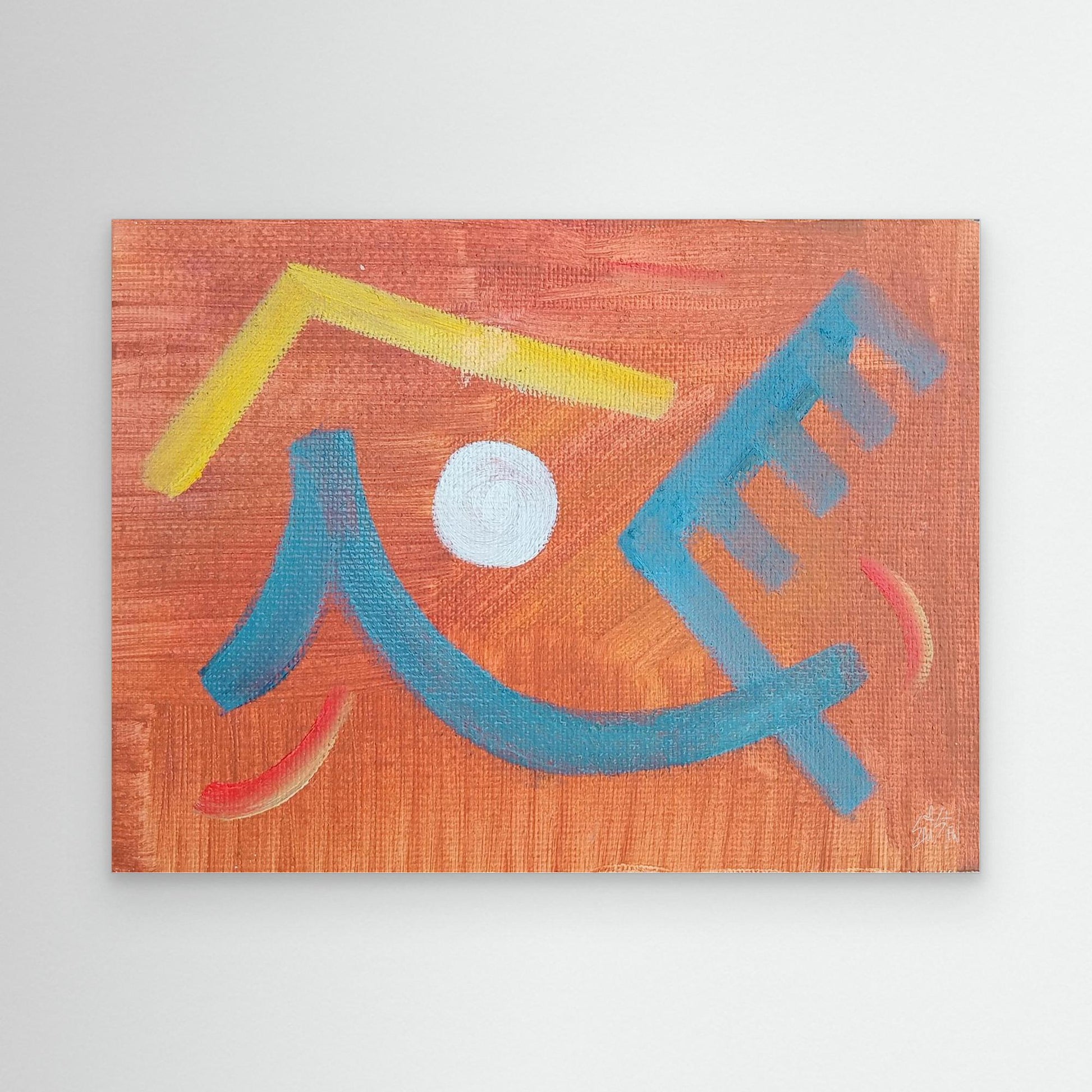 Comb Eccentric Art Canvas print

