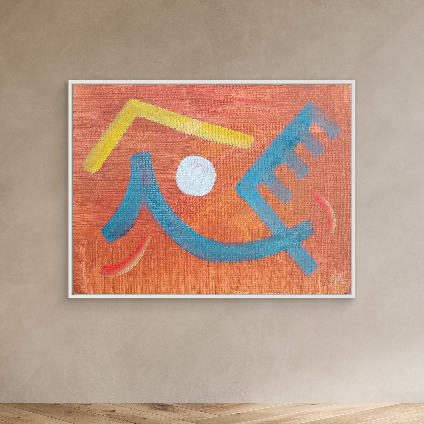 Comb Eccentric Art Canvas print

