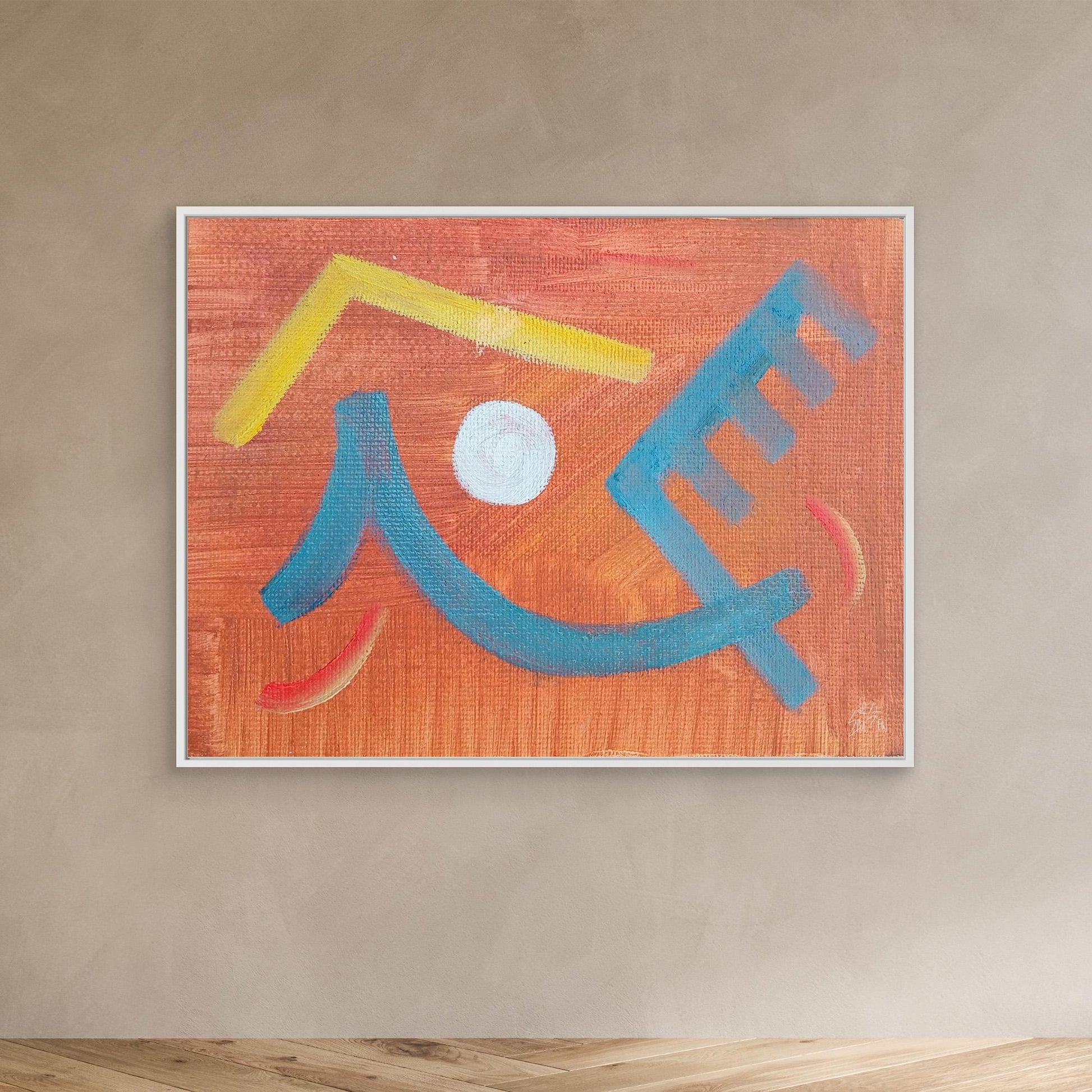 Comb Eccentric Art Canvas print
