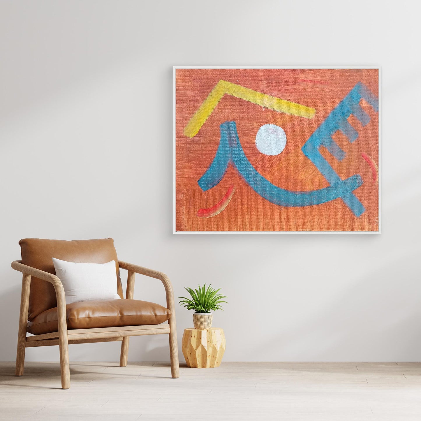Comb Eccentric Art Canvas print
