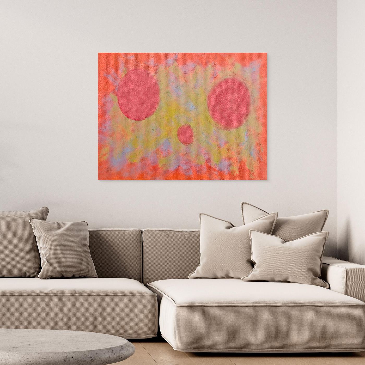 “Coy Boy” ✧ Minimalist Face Art ✧ Canvas Print