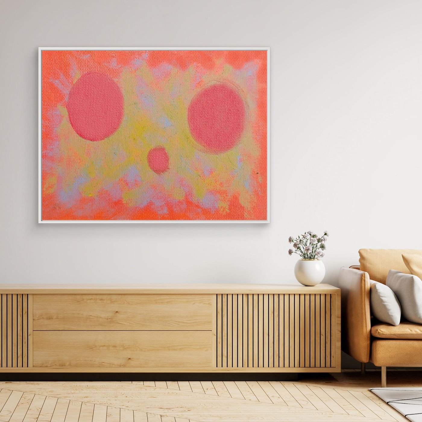 “Coy Boy” ✧ Minimalist Face Art ✧ Canvas Print