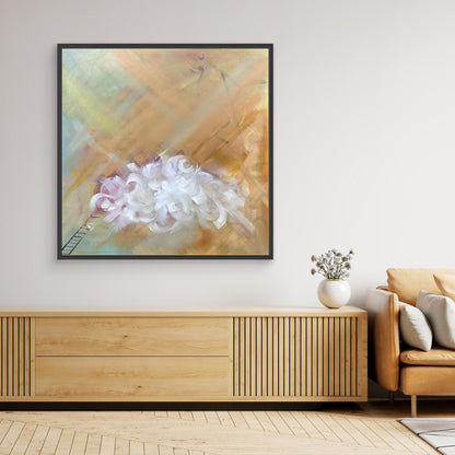 Disillusionment_ Abstract Cloud Painting Canvas print
