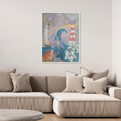 Emily Michelle Surreal Ocean Art Canvas Print
