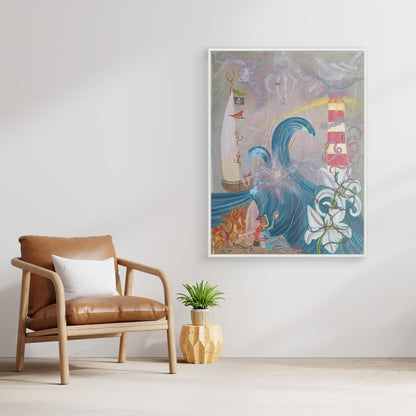 Emily Michelle Surreal Ocean Art Canvas Print