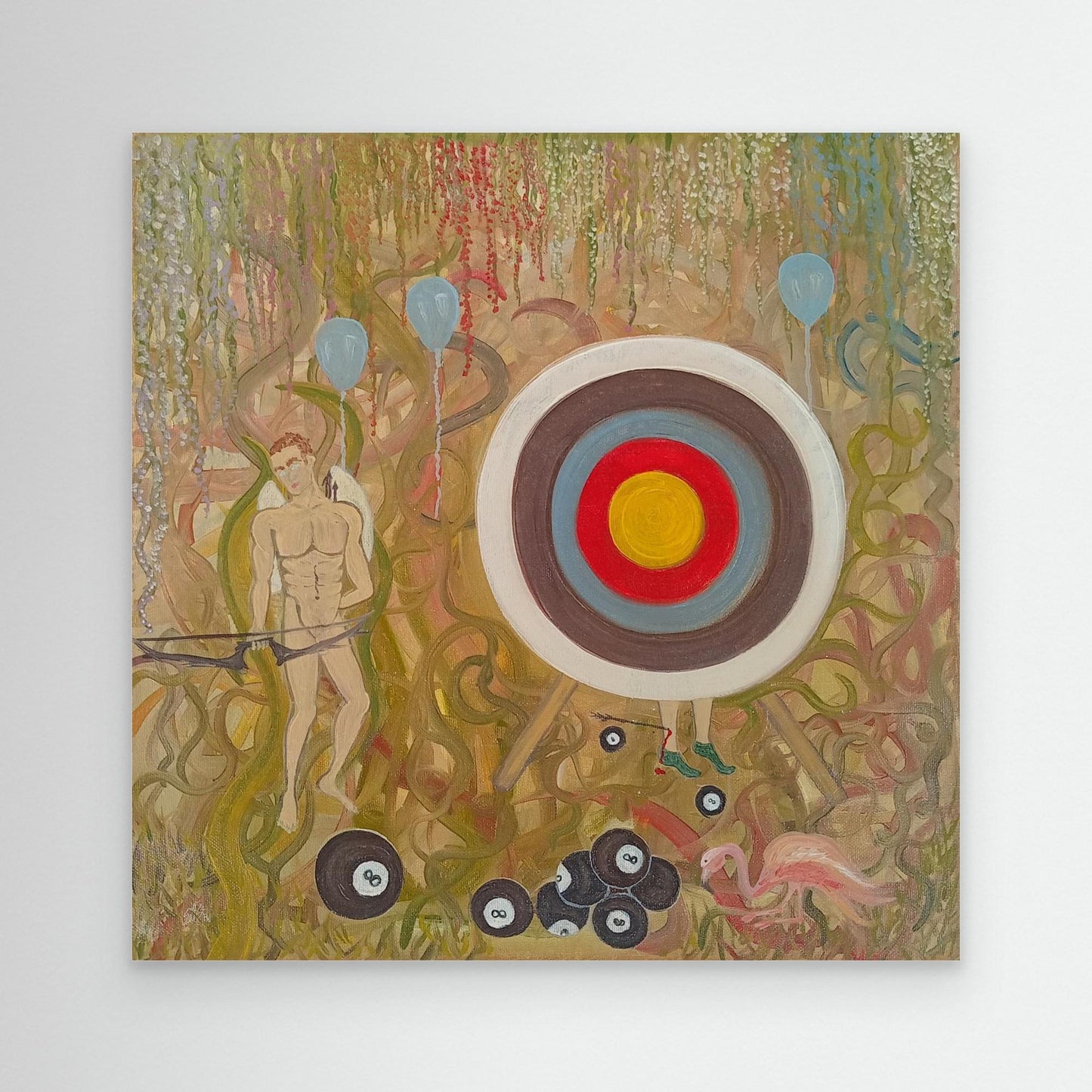 Eros Mythological Art Canvas Print