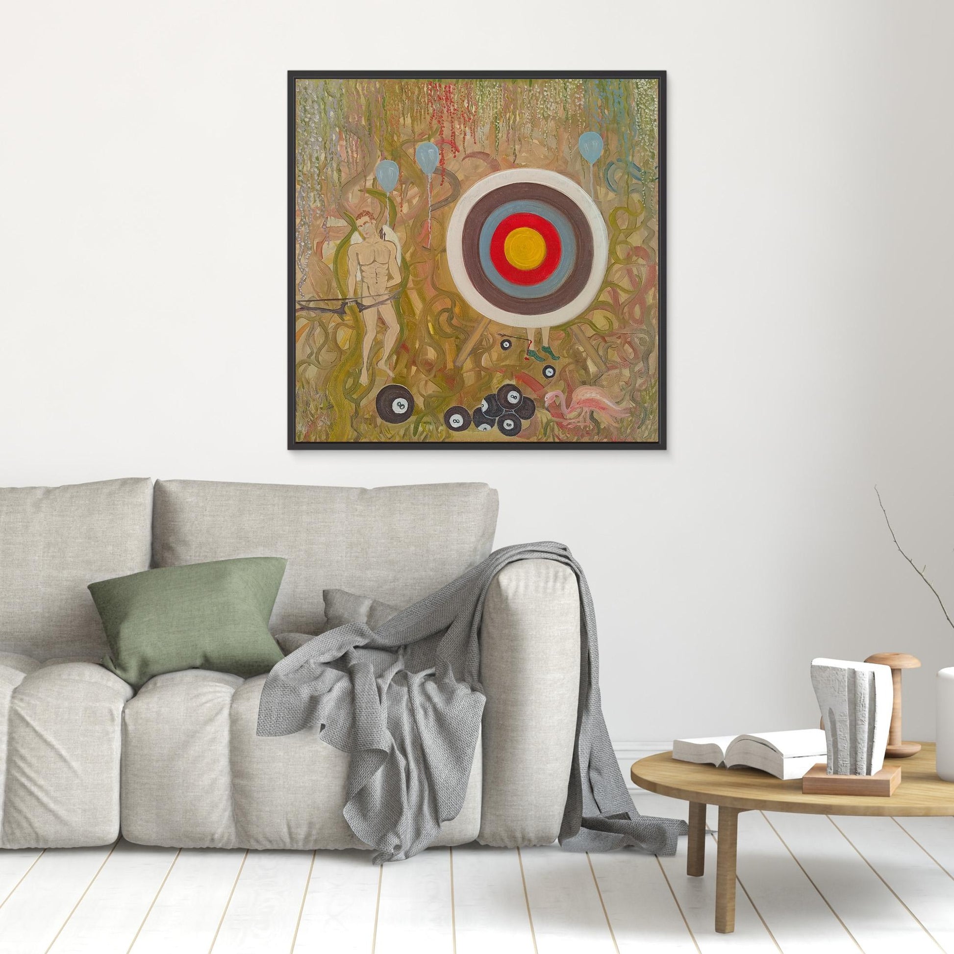 Eros Mythological Art Canvas Print