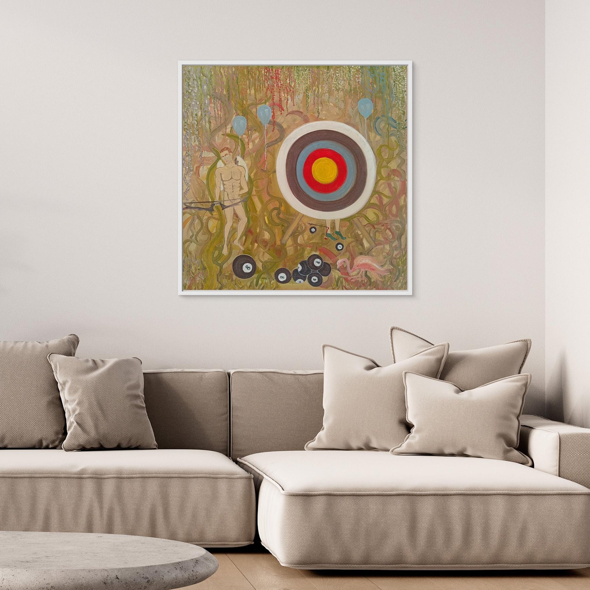 Eros Mythological Art Canvas Print