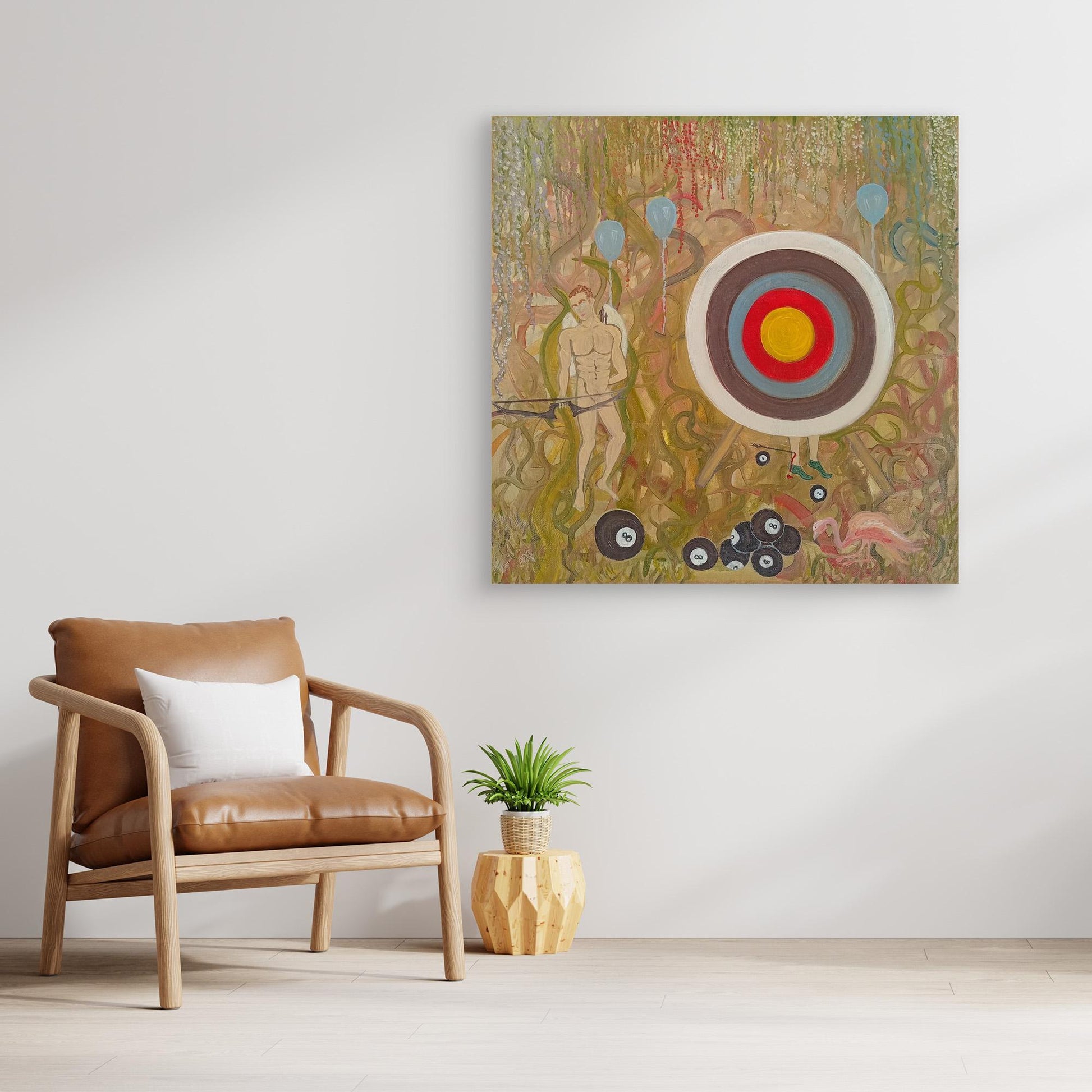 Eros Mythological Art Canvas Print