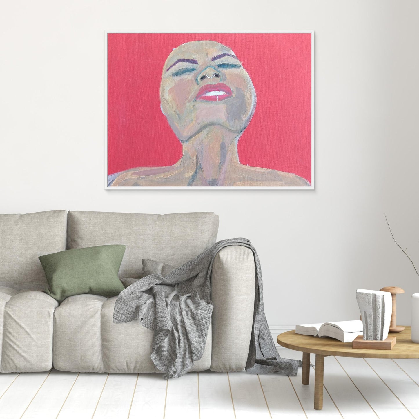 Freud’s Repressed Urges Emotional Art Canvas Print