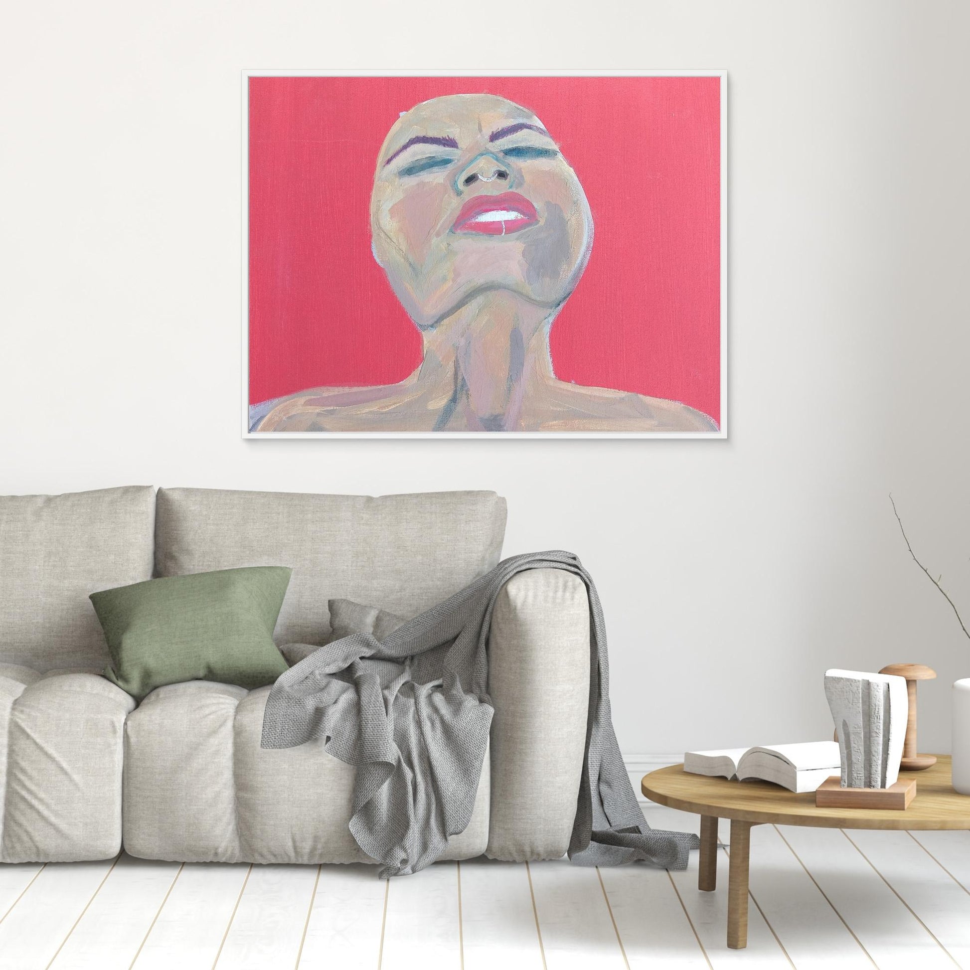 Freud’s Repressed Urges Emotional Art Canvas Print