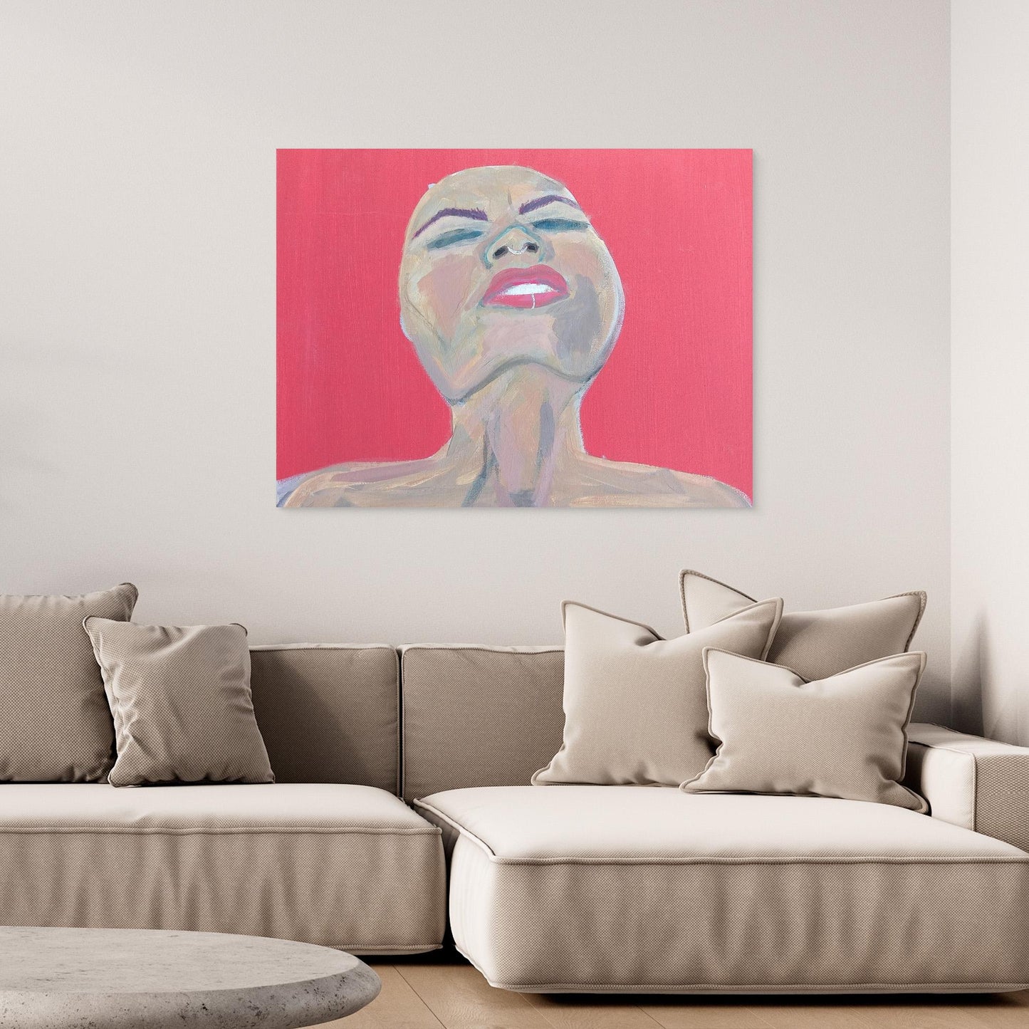 Freud’s Repressed Urges Emotional Art Canvas Print
