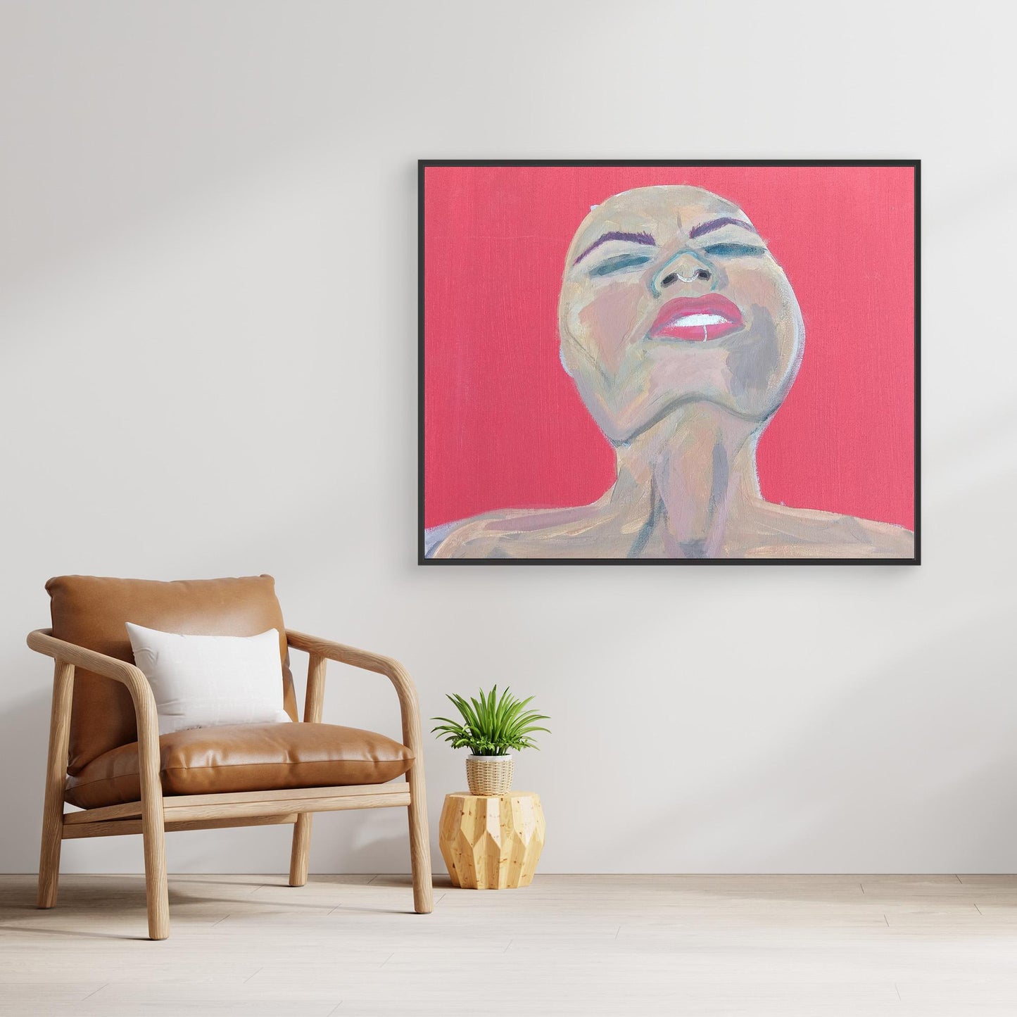 Freud’s Repressed Urges Emotional Art Canvas Print