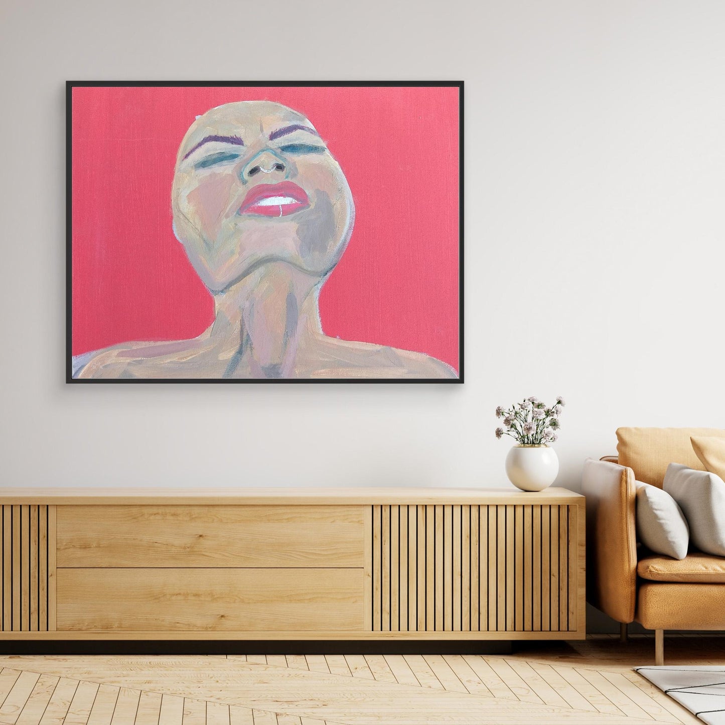 Freud’s Repressed Urges Emotional Art Canvas Print
