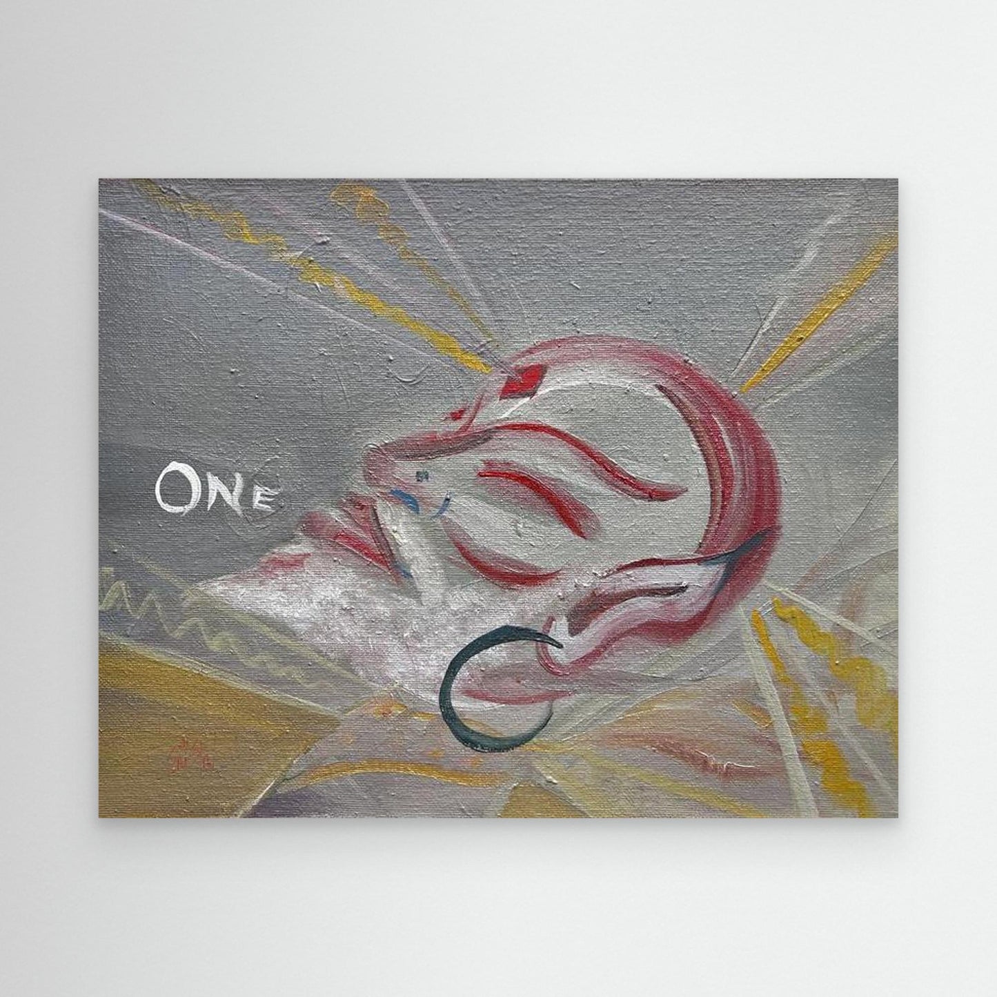 "One" – Original Oil Painting Canvas Print by Emily Stewart, Artoopia | Third Eye Art | Bedroom, Living Room, or Dorm Decor 