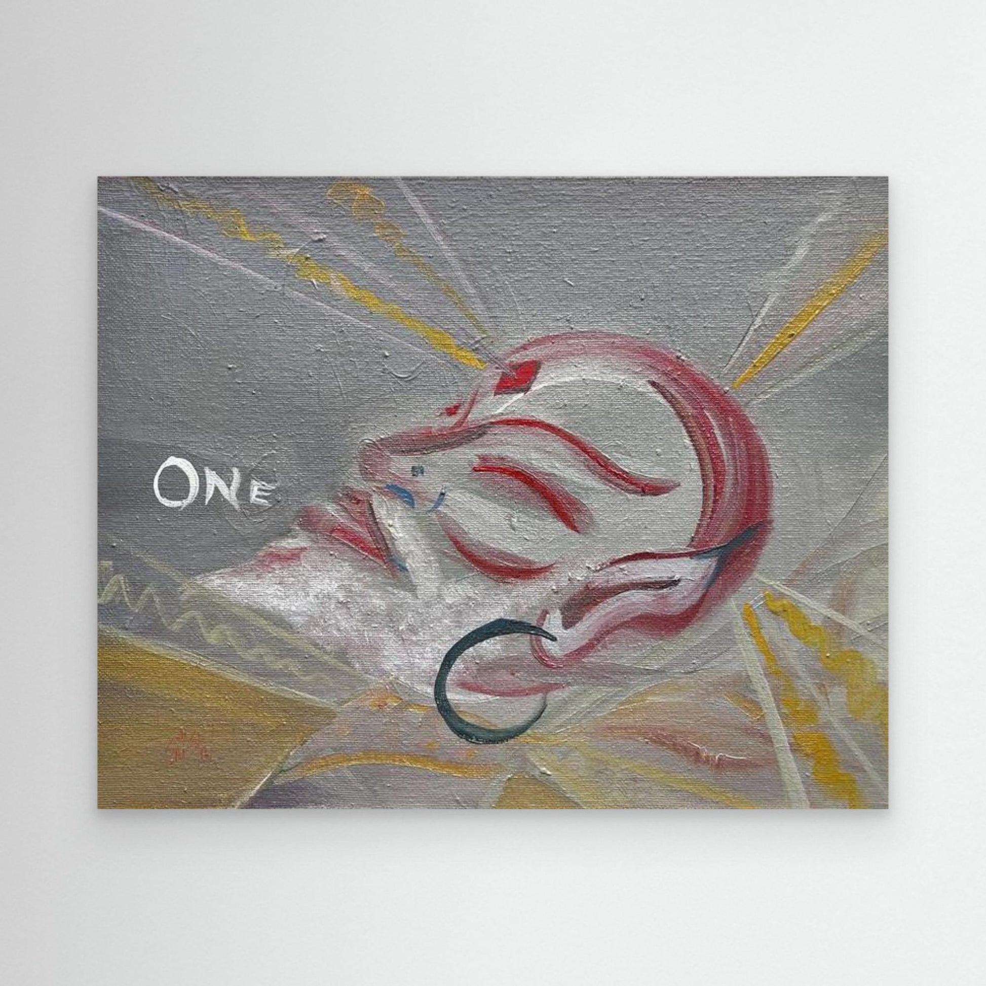 "One" – Original Oil Painting Canvas Print by Emily Stewart, Artoopia | Third Eye Art | Bedroom, Living Room, or Dorm Decor 