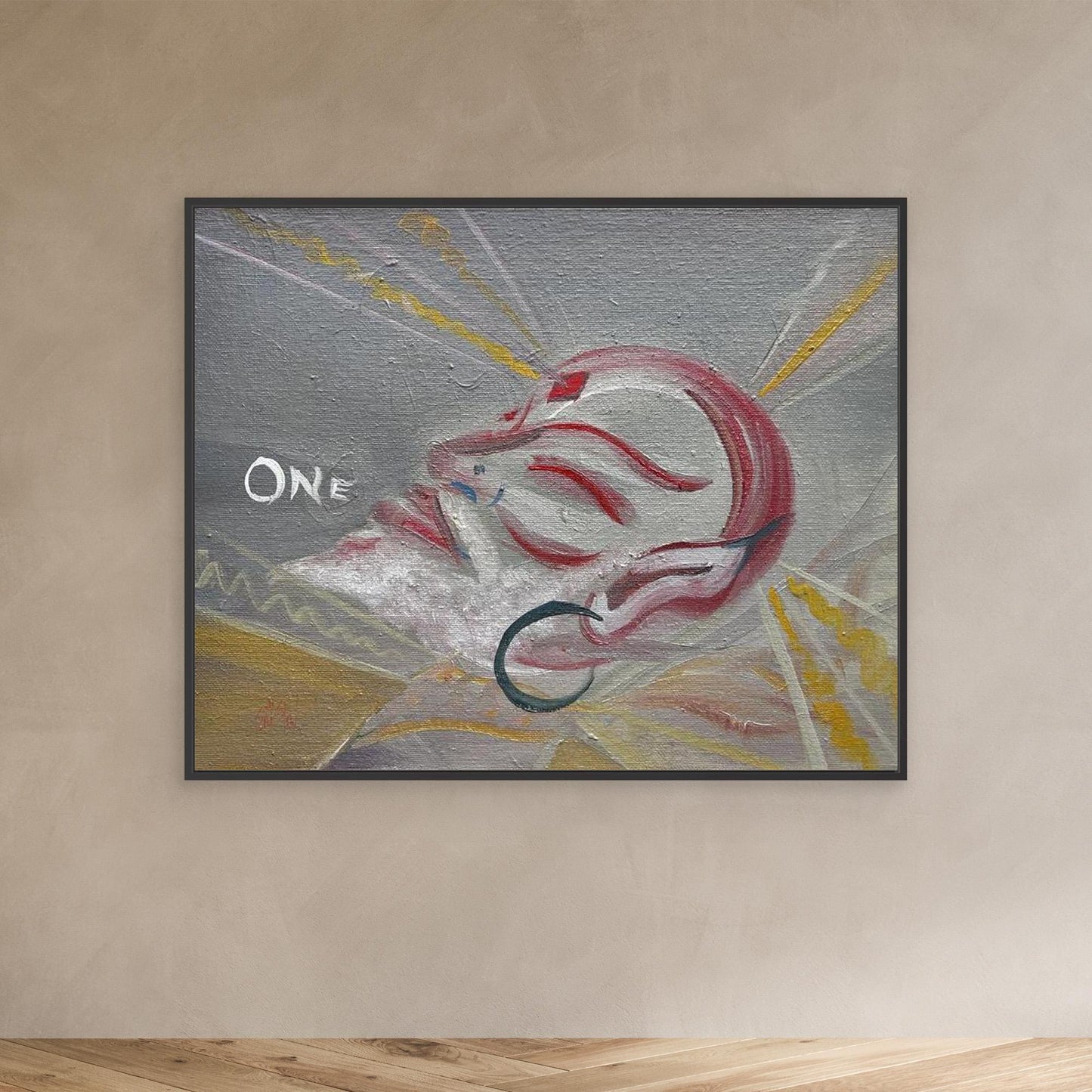"One" – Original Oil Painting Canvas Print by Emily Stewart, Artoopia | Third Eye Art | Bedroom, Living Room, or Dorm Decor 