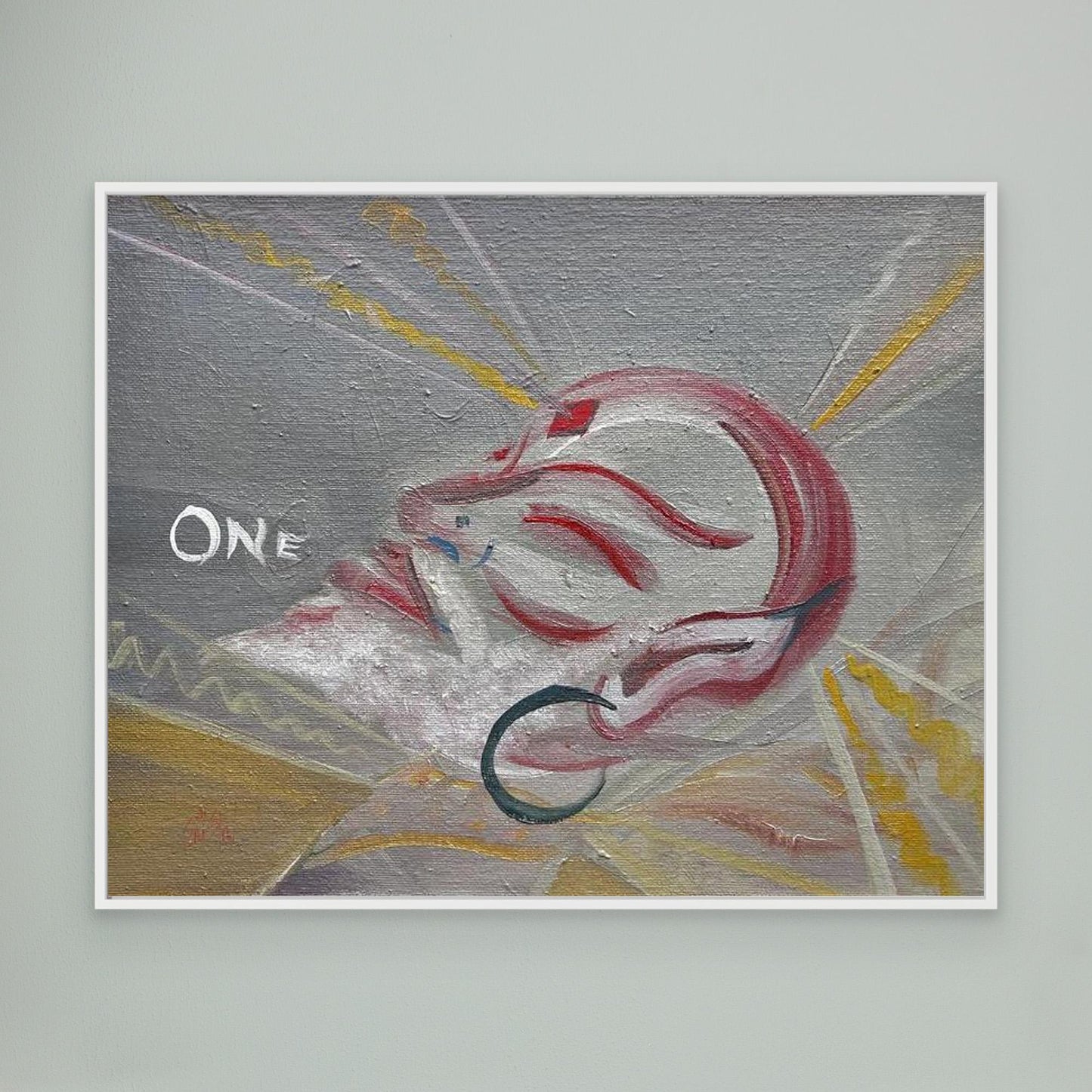 "One" – Original Oil Painting Canvas Print by Emily Stewart, Artoopia | Third Eye Art | Bedroom, Living Room, or Dorm Decor 