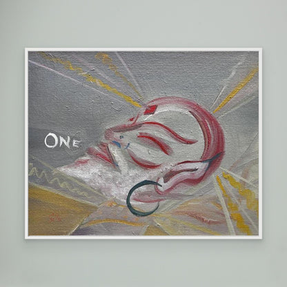 "One" – Original Oil Painting Canvas Print by Emily Stewart, Artoopia | Third Eye Art | Bedroom, Living Room, or Dorm Decor 