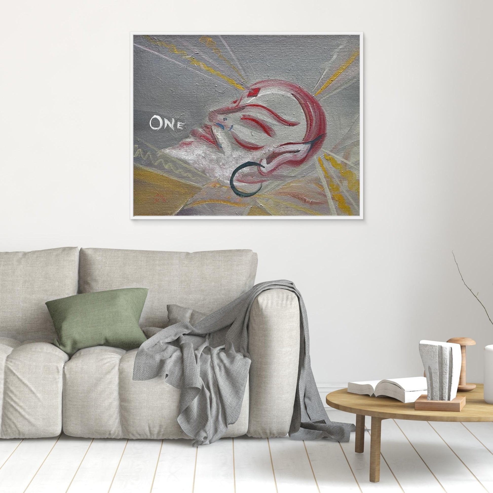 "One" – Original Oil Painting Canvas Print by Emily Stewart, Artoopia | Third Eye Art | Bedroom, Living Room, or Dorm Decor 