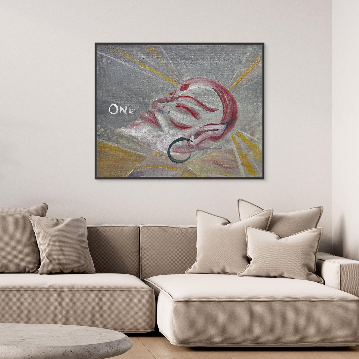 "One" – Original Oil Painting Canvas Print by Emily Stewart, Artoopia | Third Eye Art | Bedroom, Living Room, or Dorm Decor 