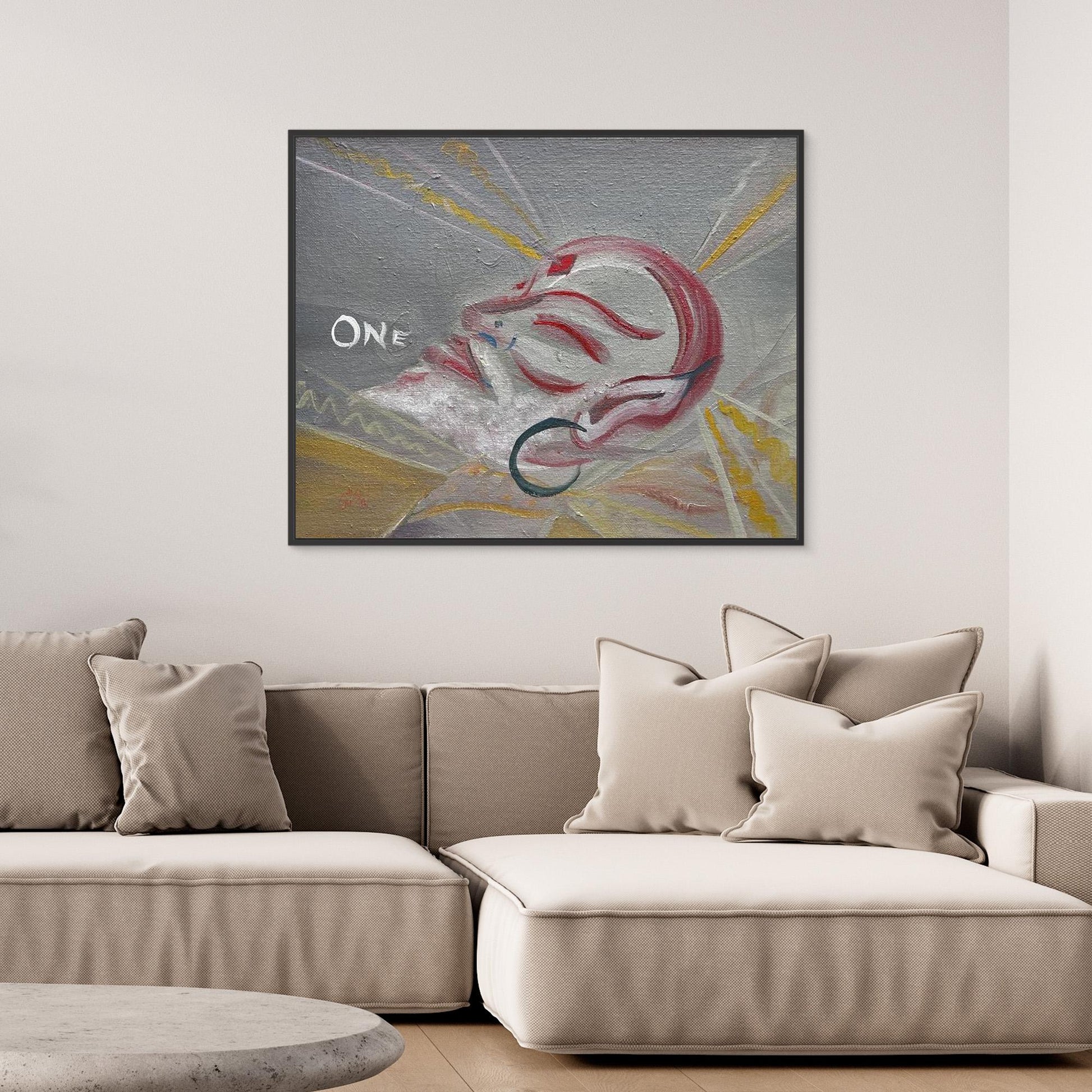 "One" – Original Oil Painting Canvas Print by Emily Stewart, Artoopia | Third Eye Art | Bedroom, Living Room, or Dorm Decor 