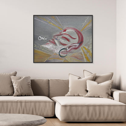 "One" – Original Oil Painting Canvas Print by Emily Stewart, Artoopia | Third Eye Art | Bedroom, Living Room, or Dorm Decor 