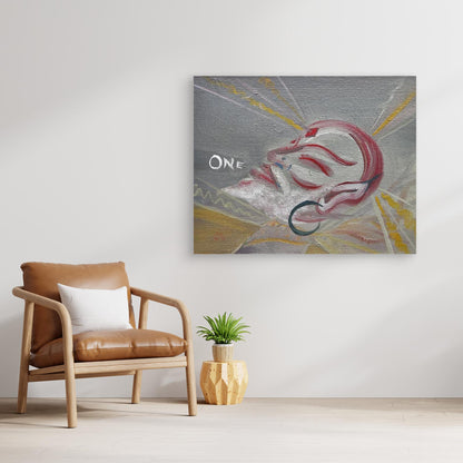 "One" – Original Oil Painting Canvas Print by Emily Stewart, Artoopia | Third Eye Art | Bedroom, Living Room, or Dorm Decor 