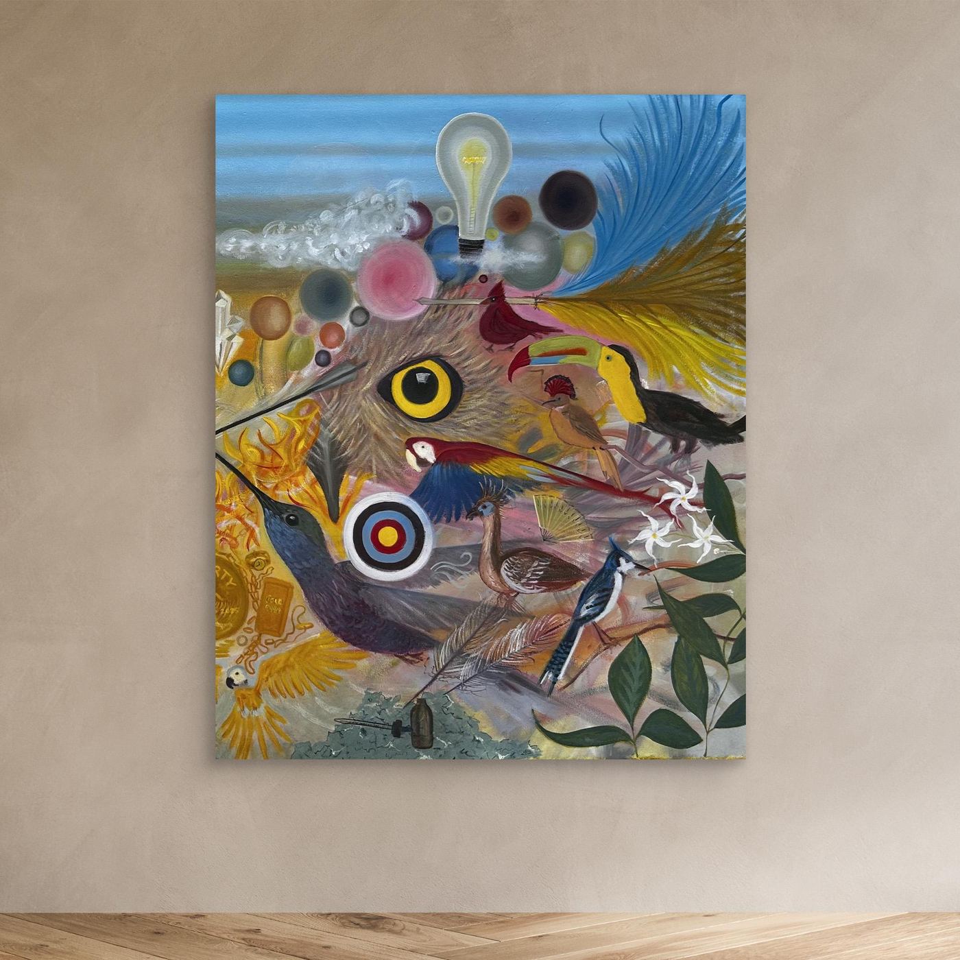 “Sananga Dieta” ✧ Plant Medicine Art ✧ Canvas Print Diptych 2