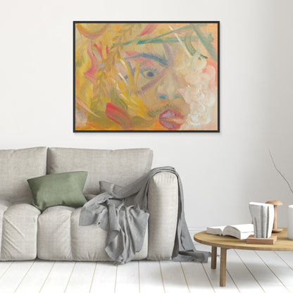 Uber AND Lyft Driver Contemporary Figurative Abstraction Canvas Print