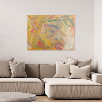 Uber AND Lyft Driver Contemporary Figurative Abstraction Canvas Print