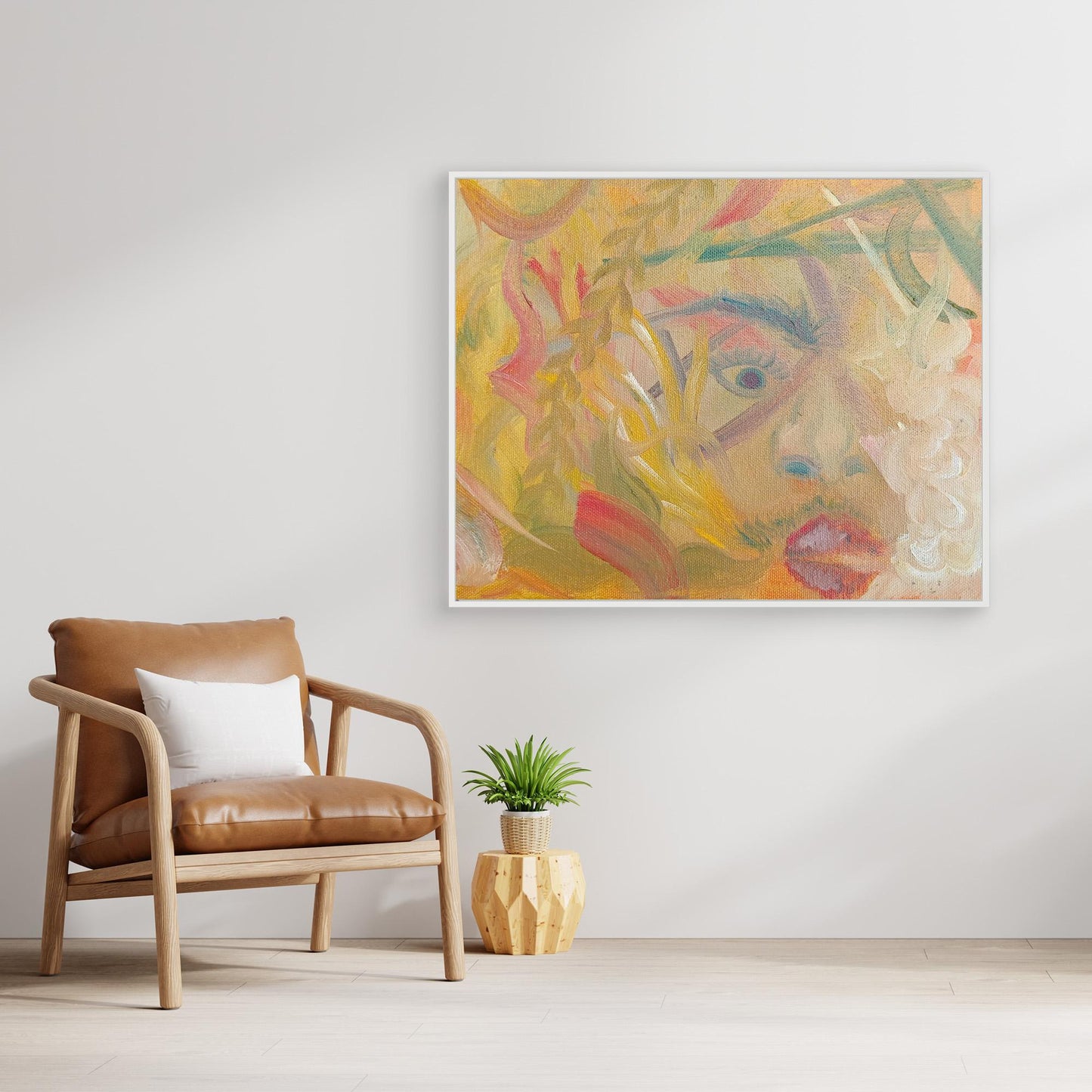Uber AND Lyft Driver Contemporary Figurative Abstraction Canvas Print