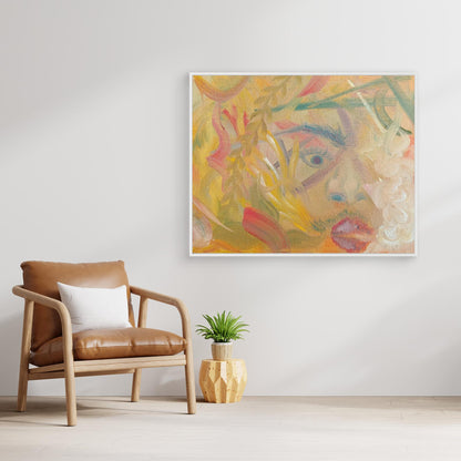 Uber AND Lyft Driver Contemporary Figurative Abstraction Canvas Print