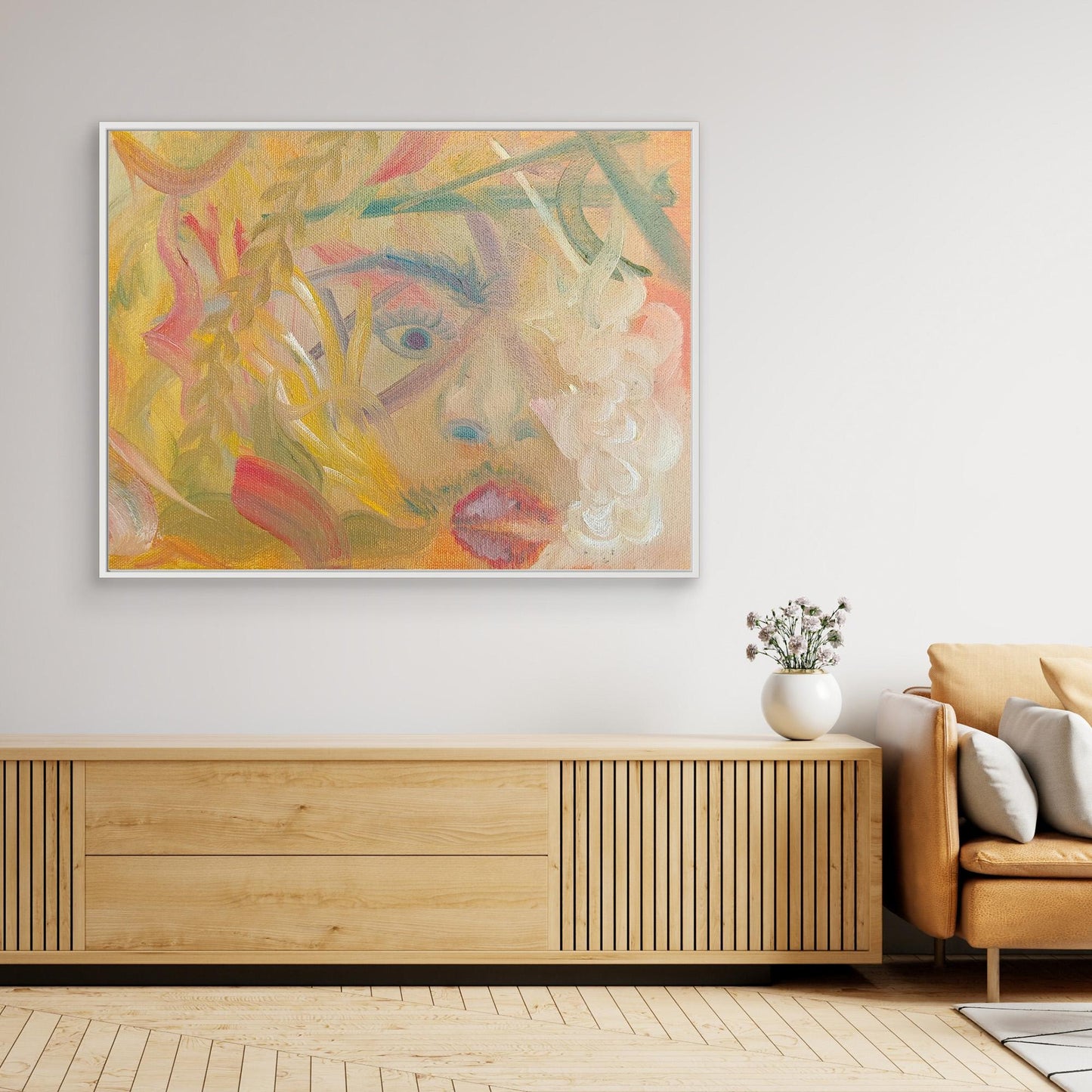 Uber AND Lyft Driver Contemporary Figurative Abstraction Canvas Print