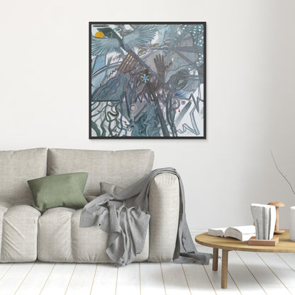 Untitled Dark Emotional Art Canvas print
