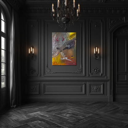 "Psychic Surgery” ✧ Surreal Dark Art ✧ Original Oil Painting