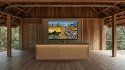 "Sananga Dieta" ORIGINAL Oil Painting on Thick Canvas by Emily Stewart, Artoopia | Modern Figurative & Surreal Wall Art | Monumental Original Painting | 48x72inches