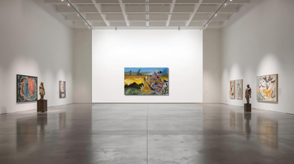 "Sananga Dieta" ORIGINAL Oil Painting on Thick Canvas by Emily Stewart, Artoopia | Modern Figurative & Surreal Wall Art | Monumental Original Painting | 48x72inches