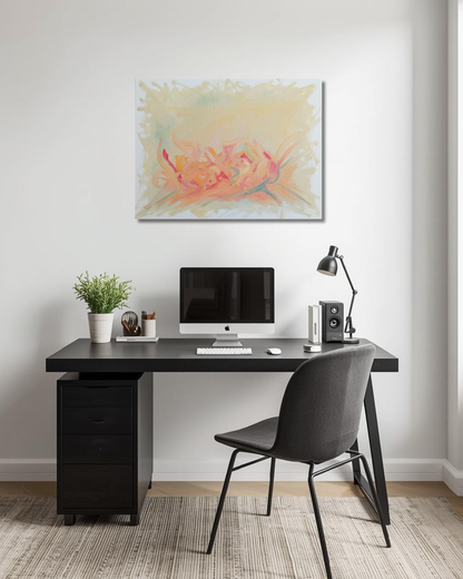 Wild Style Graffiti Inspired Art Canvas Print
