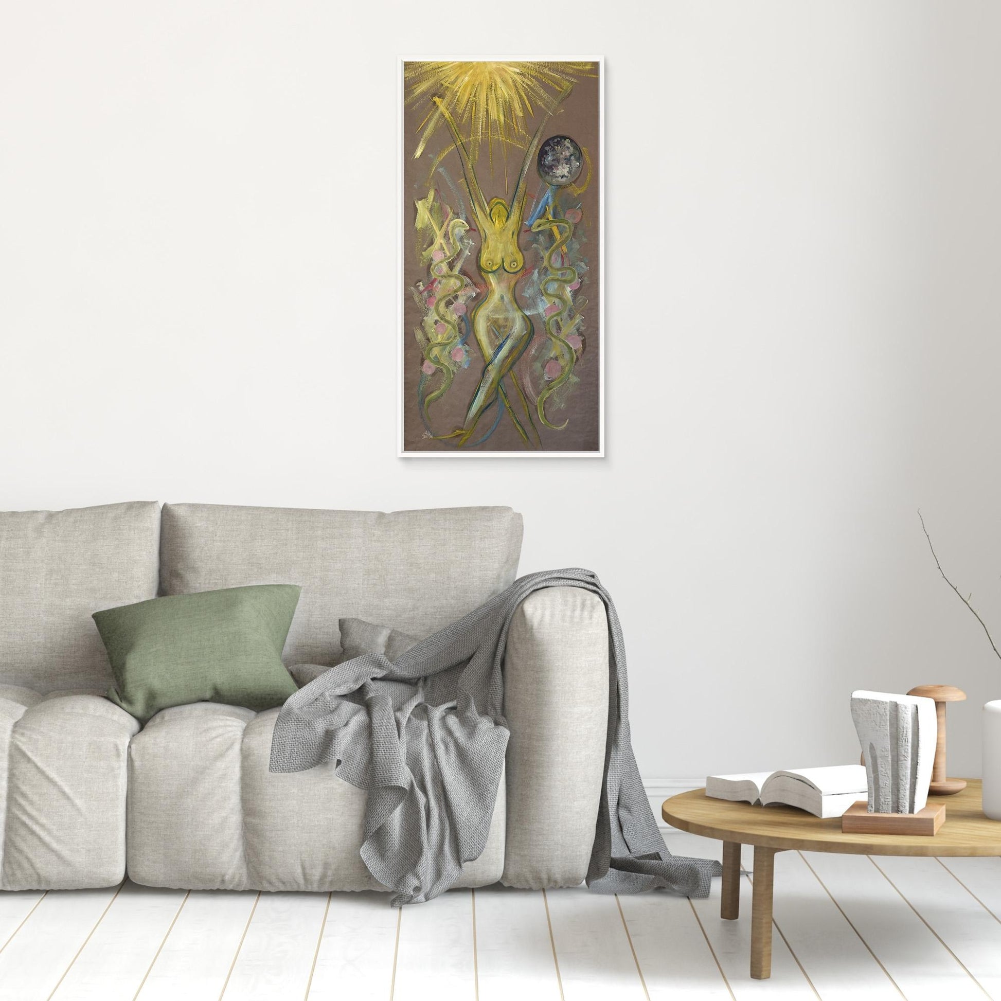 Yaas Female Figure Art Oil Painting Canvas print
